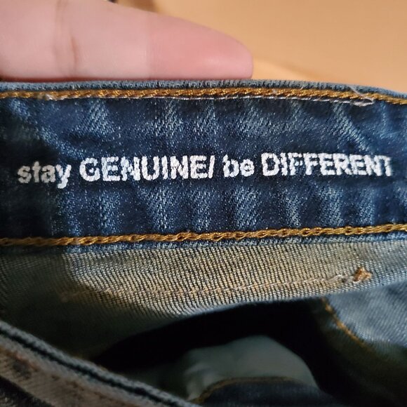 Anom Jeans Mens 32x30 Blue Slim Fit Stretch Denim - Picture 3 of 14